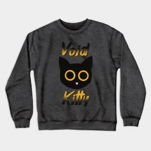 Void Kitty Cat of Darkness Punk Design Crewneck Sweatshirt